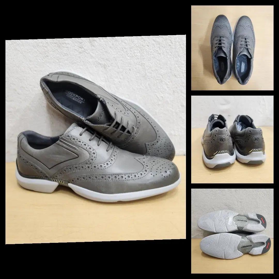 정품 락포트 남성 가죽 스니커즈 캐주얼화 255