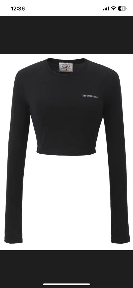 쓰리타임즈 에코 로고티 블랙,화이트