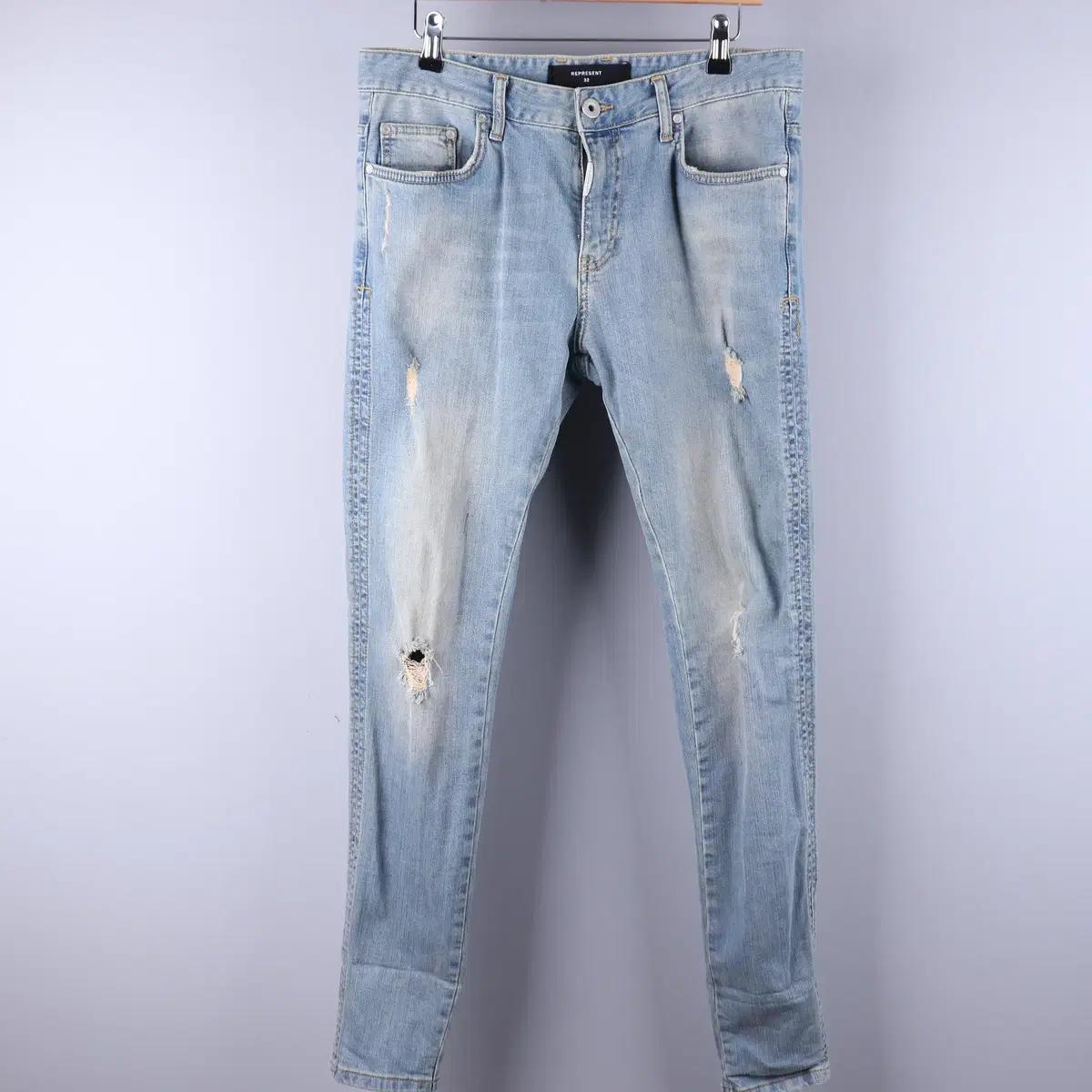리프레젠트 데님 팬츠 청바지 (32) 2141