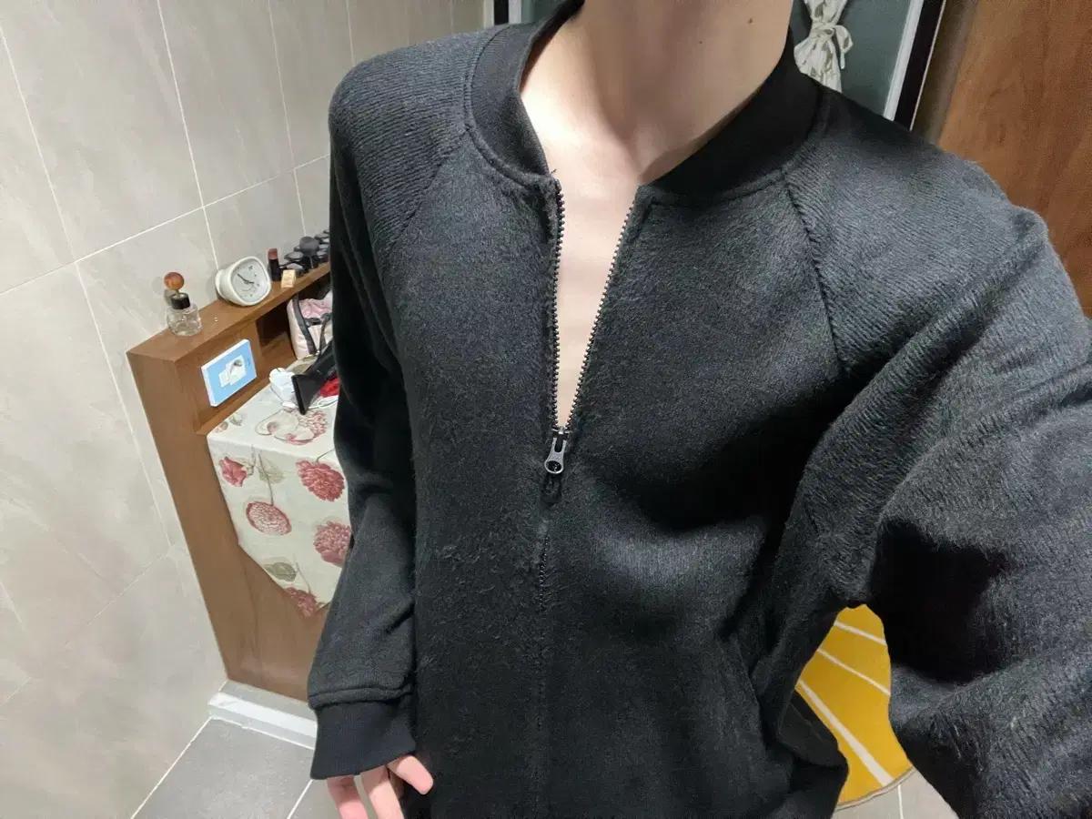 [2]해칭룸 레이어 가디건 블랙