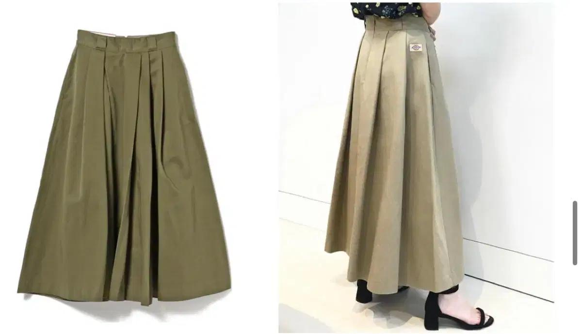디키즈 빔즈 별주 치노 스커트