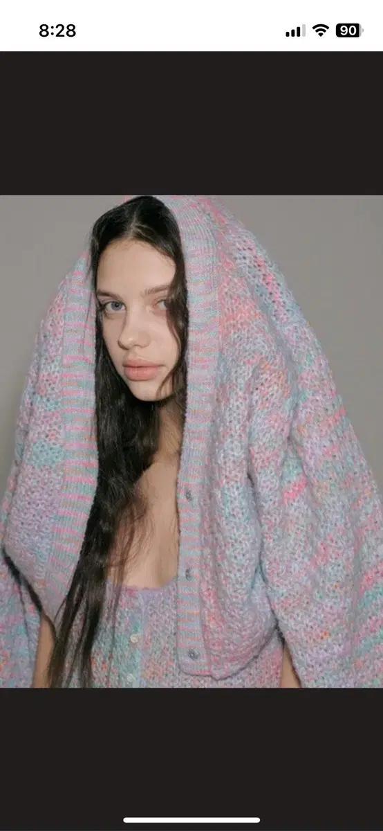 overdue flair 가디건 오버듀플레어