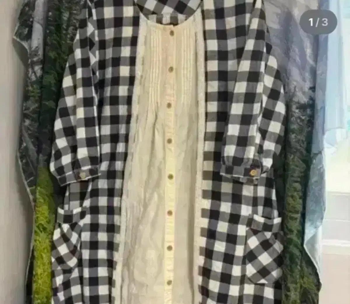 부계정) 바선생 체크 원피스 모리룩 모리걸 하구미 봄옷