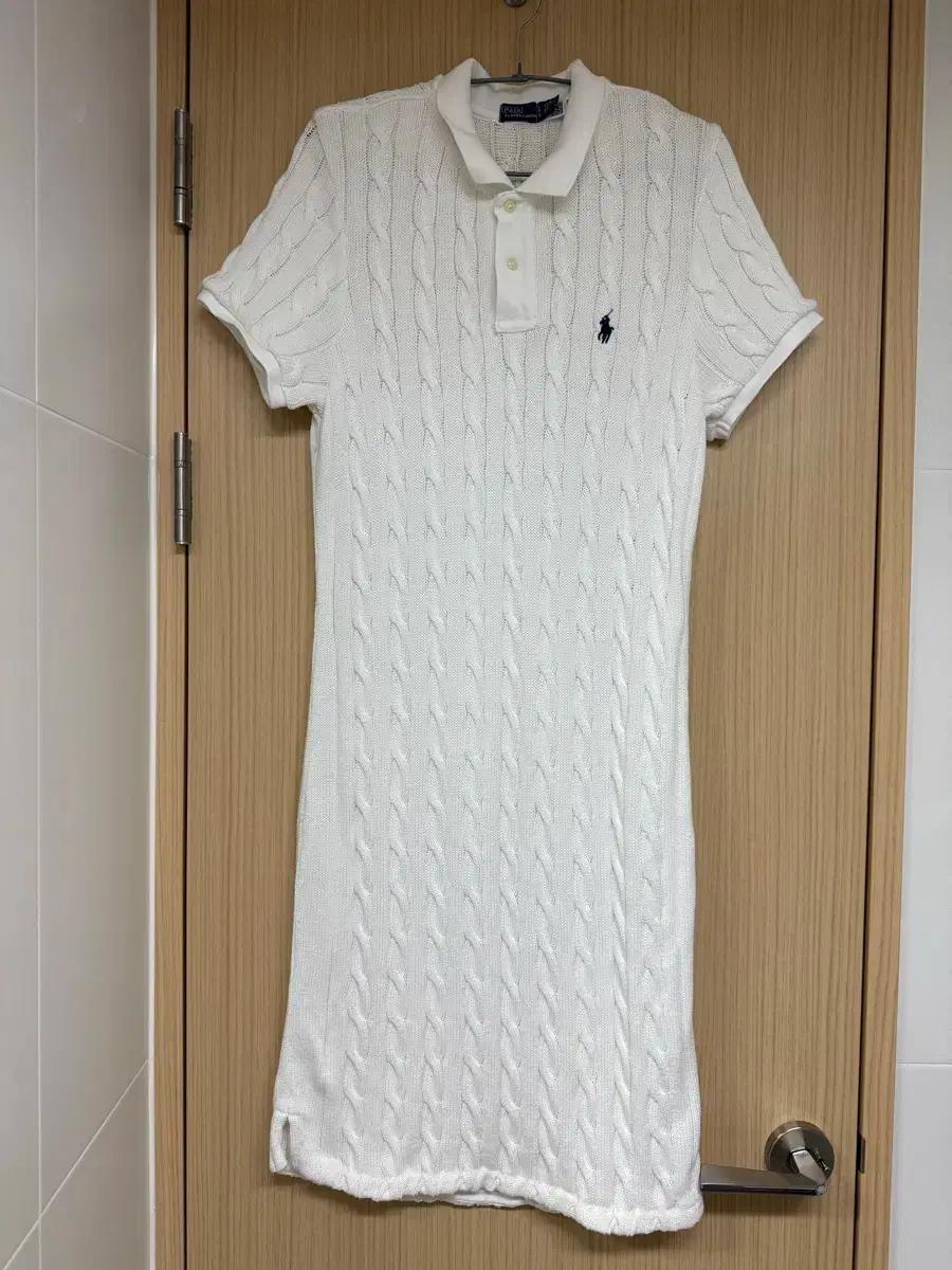 [정품] 새상품 폴로 니트 원피스 케이블원피스