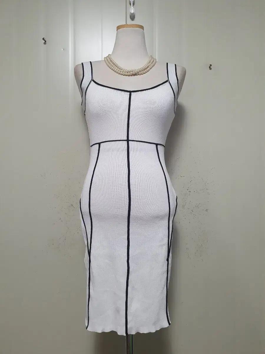 특가새)N4988 슬림 니트 원피스.슬림핏.섹시.민소매나시