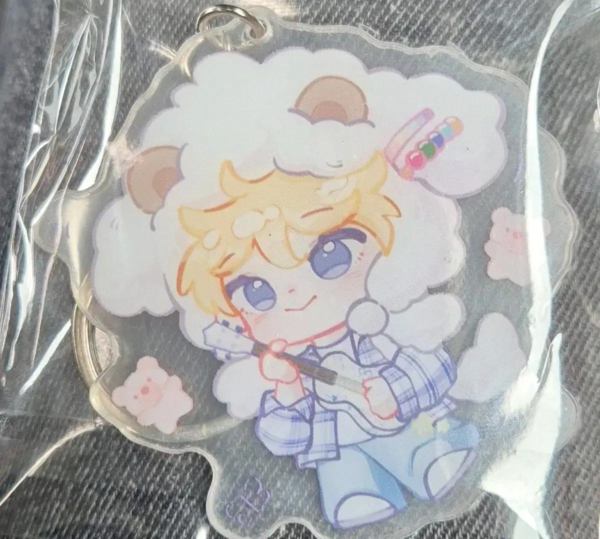 범규 생카 키링 투바투 키링