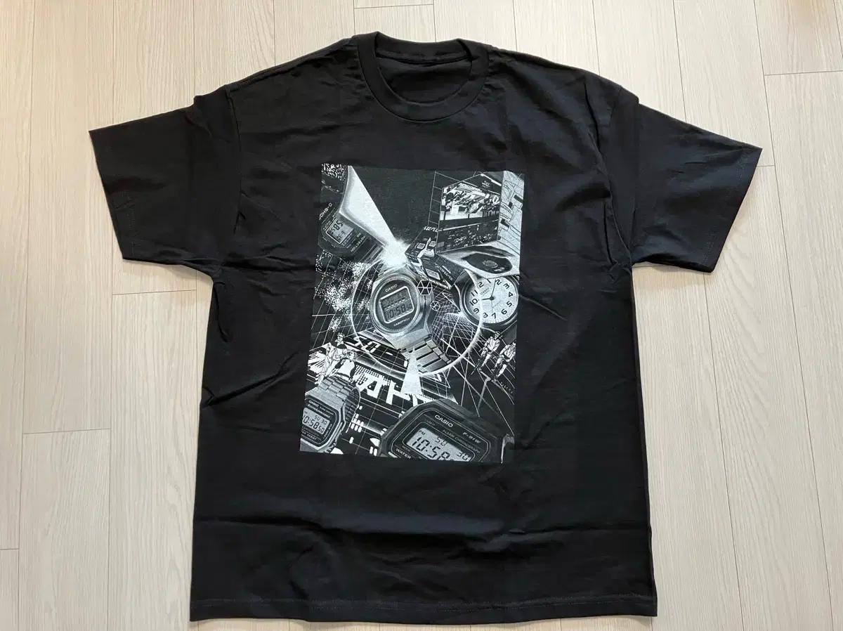 카시오 50주년 티셔츠 블랙 XL 새상품