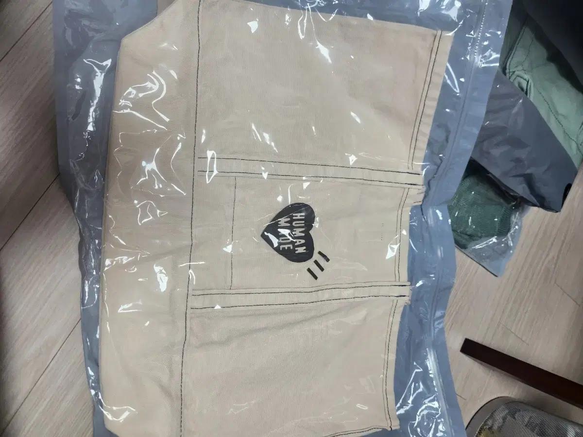 휴먼메이드 가먼츠 다이드 토드백 화이트