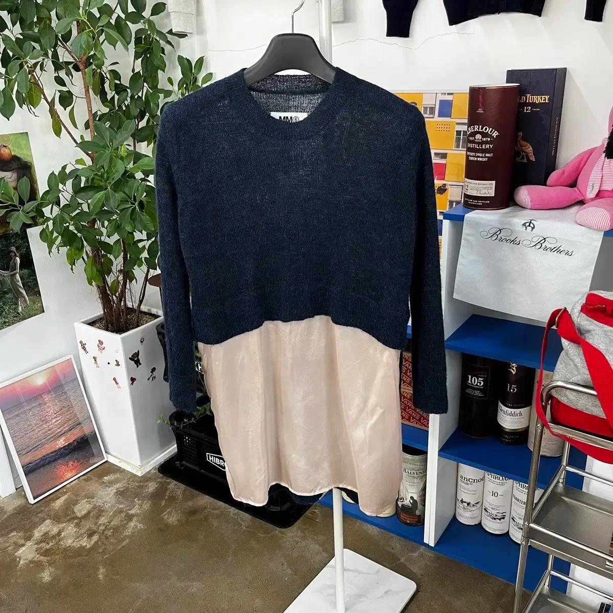 메종마르지엘라 mm6 모헤어/비스코스 원피스 S