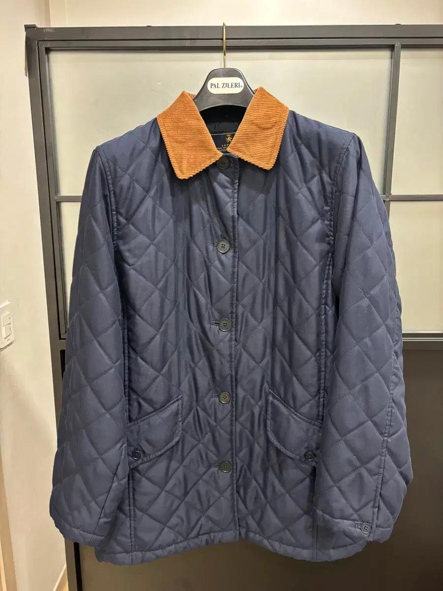 로렌 랄프로렌 코듀로이 카라 퀼팅 자켓 네이비 M 100