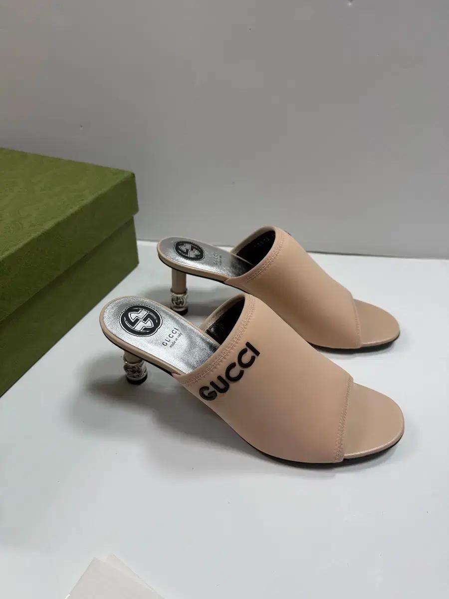 구찌 핑크 여성 샌들 뮬 슬리퍼 gucci