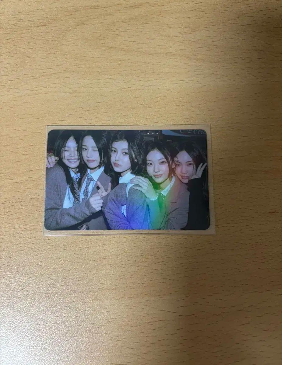 뉴진스 njz 엔제이지 위버스재팬 미공포 특전 포카