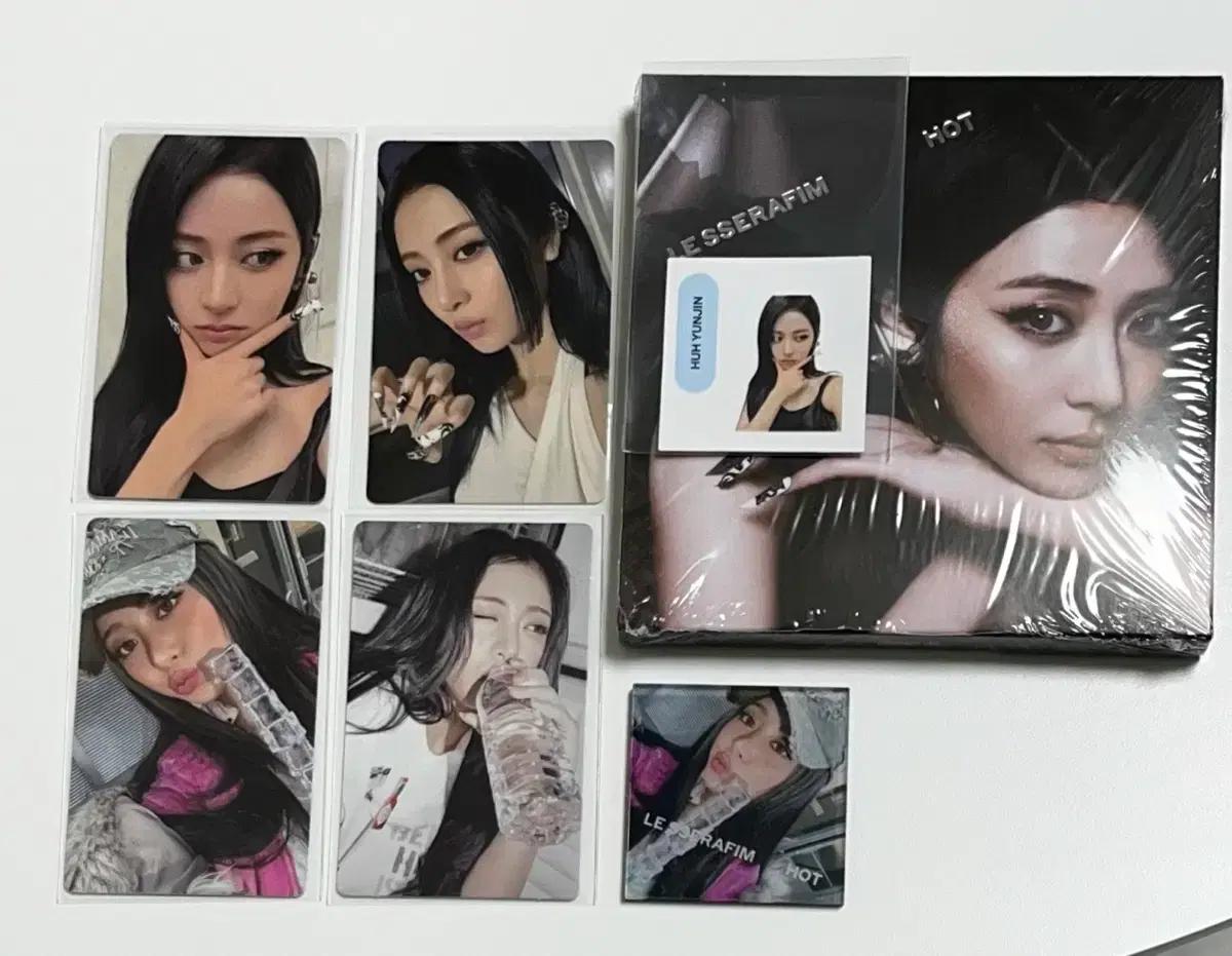 윤진)르세라핌 위버스 구매특전+쇼케응모 세트 판매
