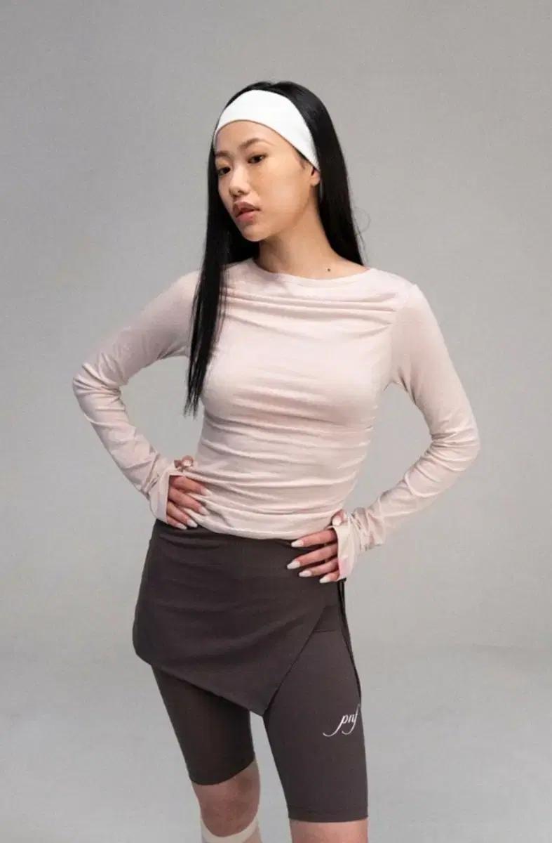 플리즈노팔로우 플노팔 리사 드레이프탑 리사탑 핑크