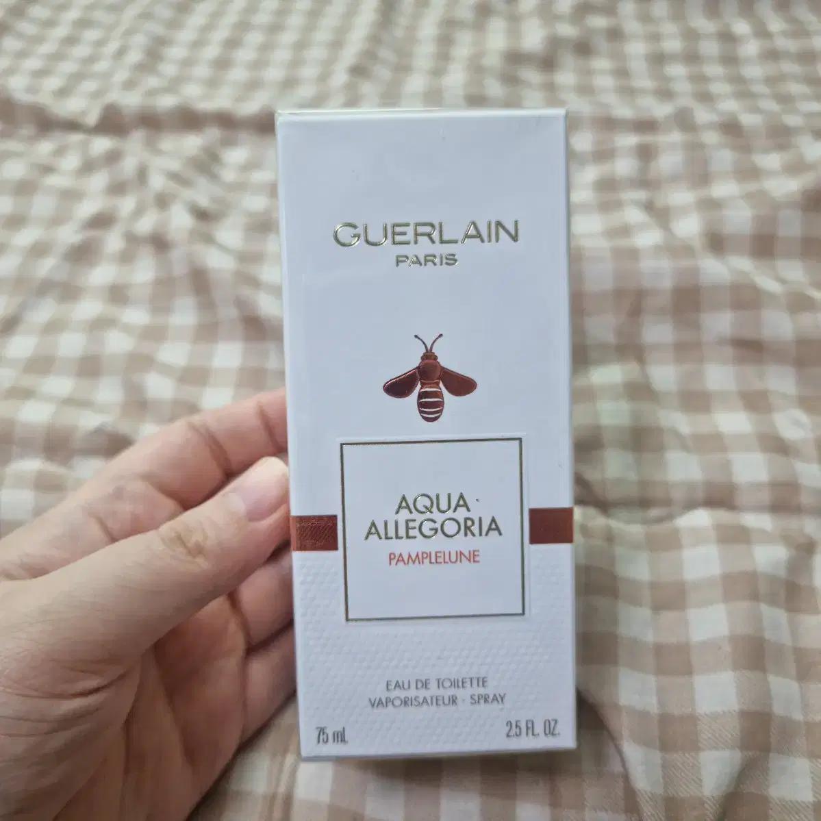 새제품) 겔랑향수 아쿠아 알레고리아 빵쁠륀 오 드 뚜왈렛 75ml