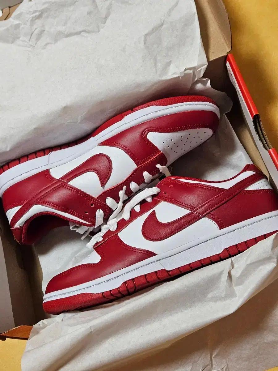 나이키 덩크 로우 레트로 짐 레드 265 DD1391-602