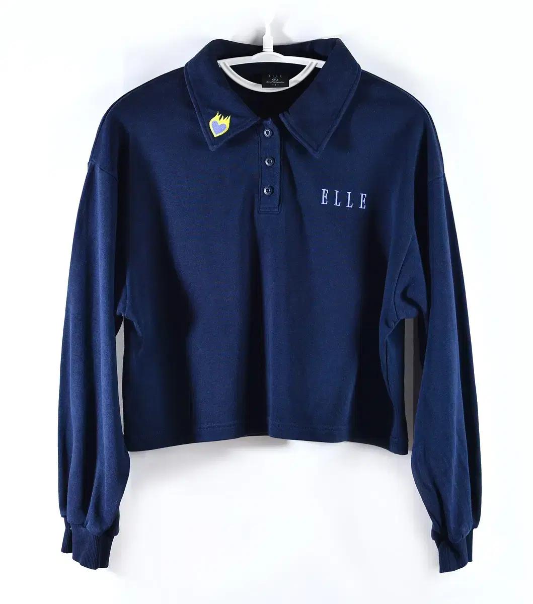 빈티지 ELLE x GU 콜라보 크롭 긴팔 티셔츠