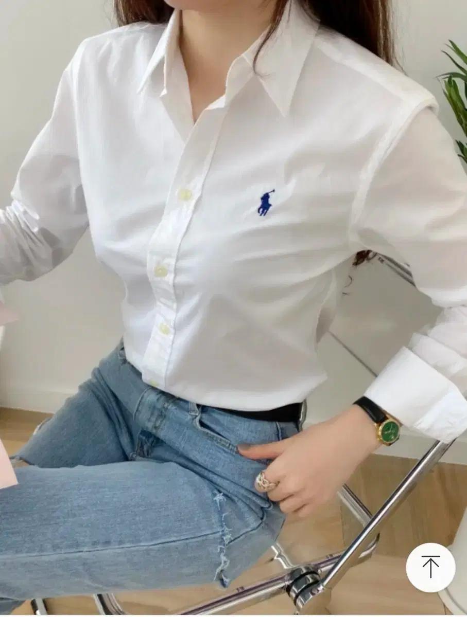 여성 폴로랄프로렌 클래식포슬린셔츠