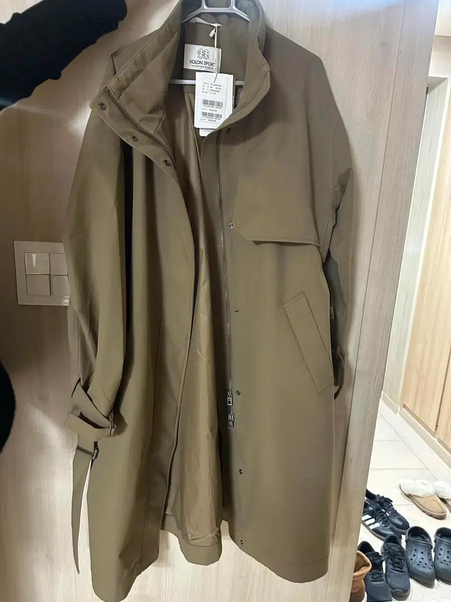 봄 가을용 여성 트렌치코트(코오롱스포츠) 새제품