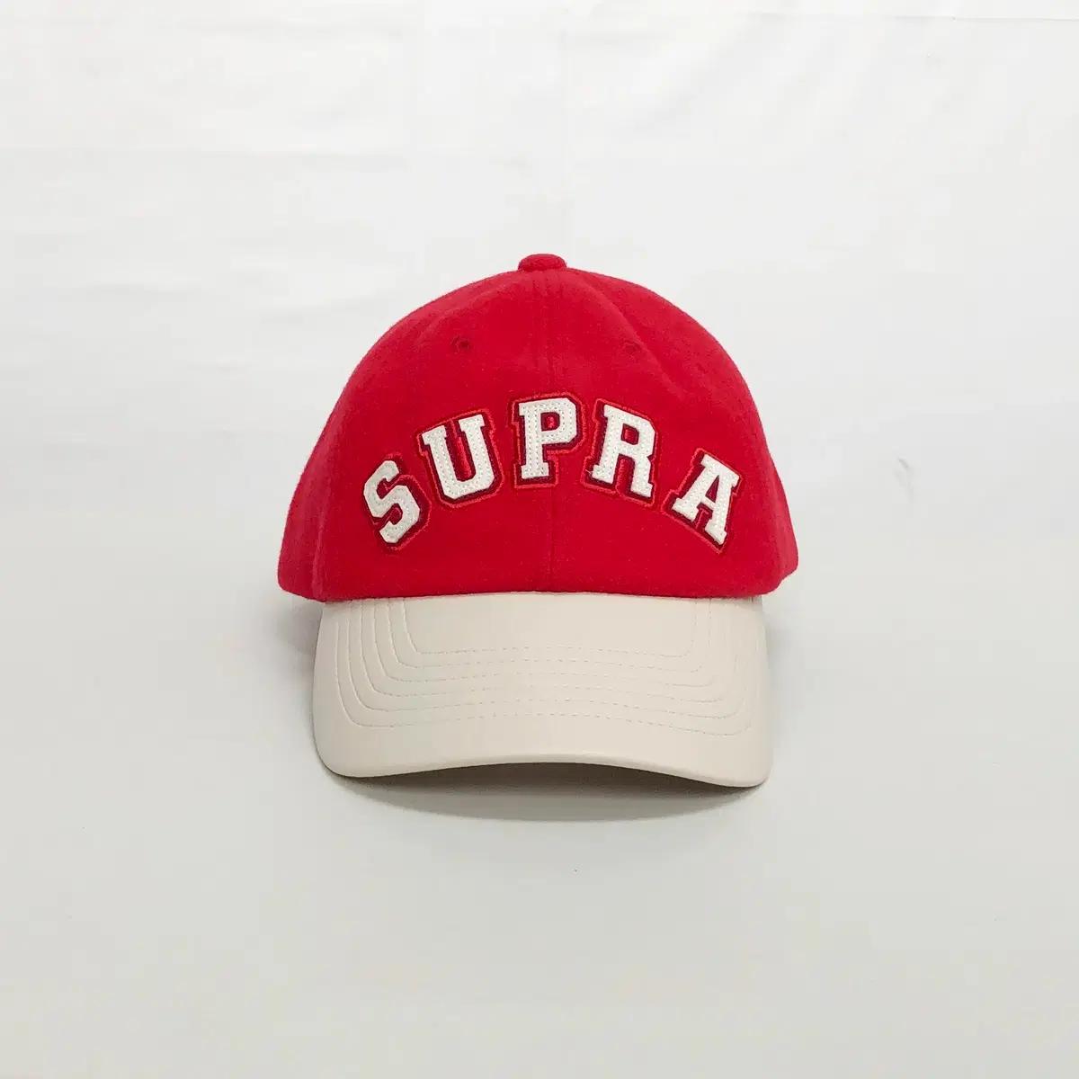 SUPRA 바시티 컬러블록 볼캡 미사용/칠팔구제