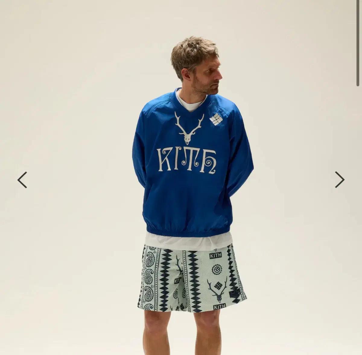 kith x columbia x south2 west8 블랙풀오버