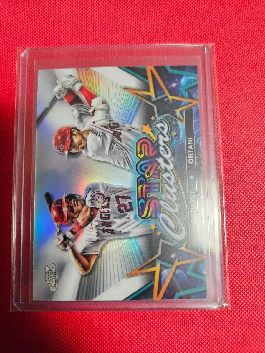 오타니 트라웃 Topps Cosmic Stars Clusters 카드