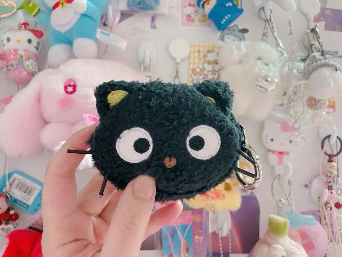 정품 산리오 초코캣 파우치 키링 새상품