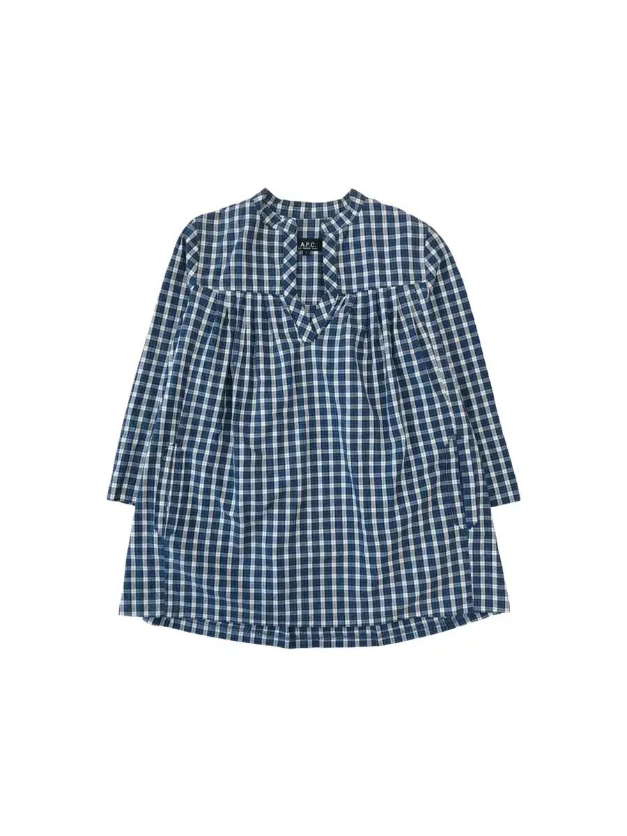 A.P.C. 아페쎄 체크 블라우스