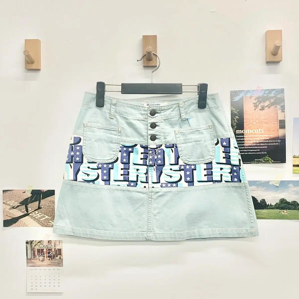 (W M) 히스테릭글래머 스펠아웃 스커트