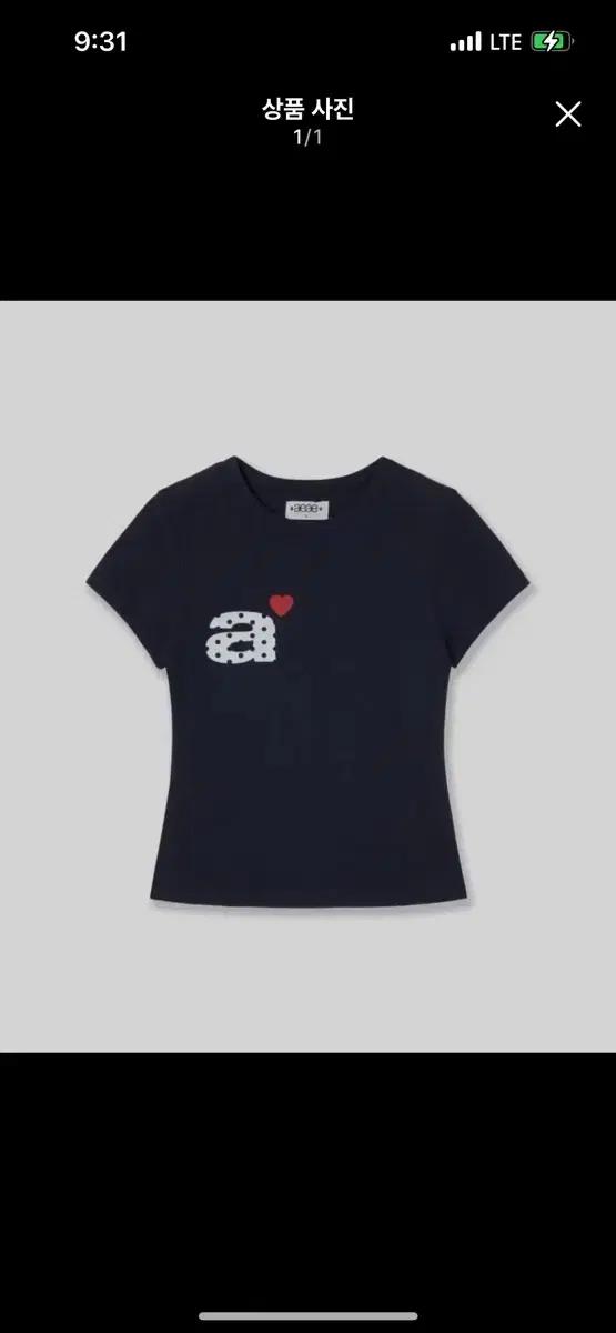 (구해요)aeae dot small letter tee navy 도트 스