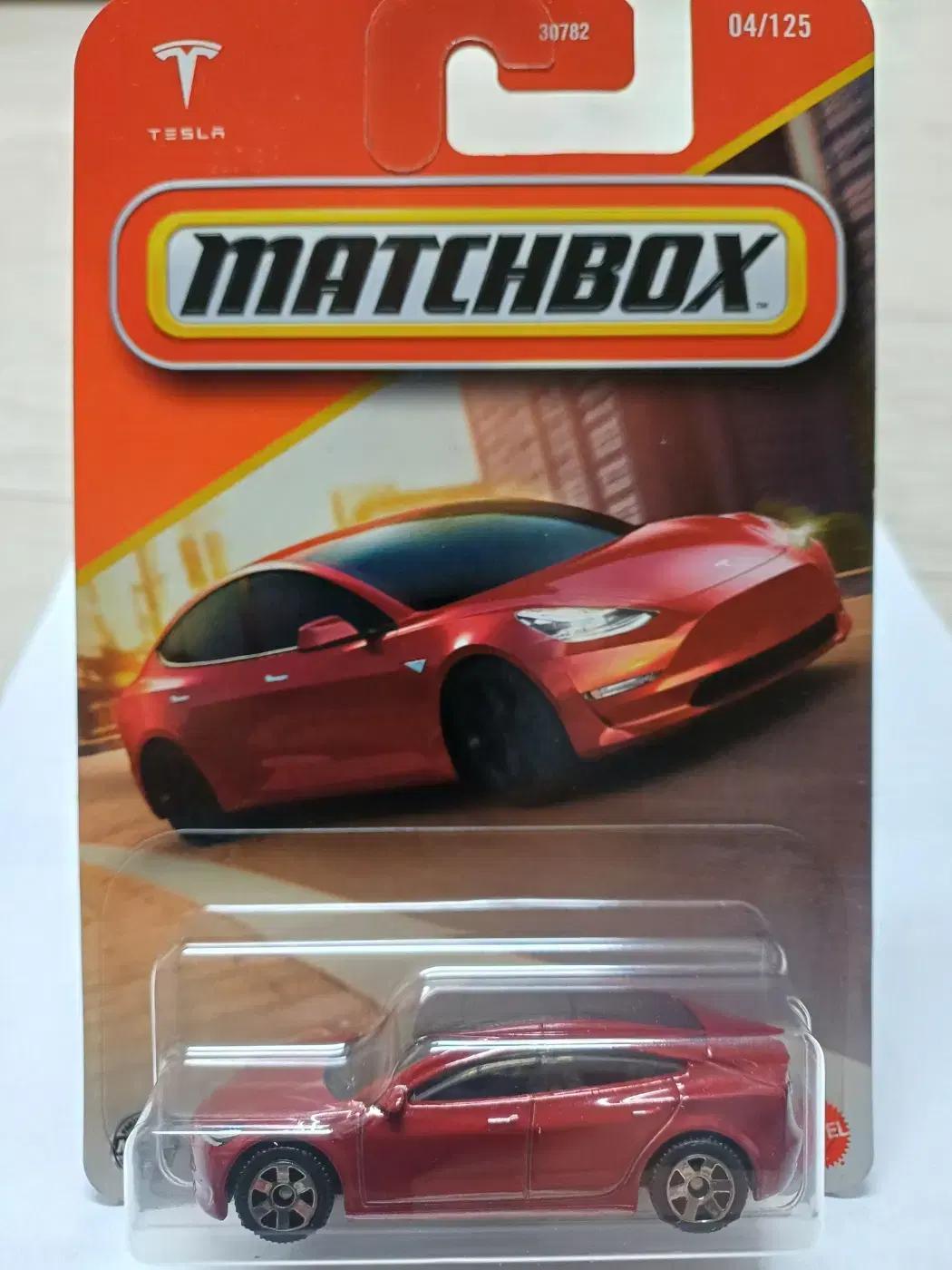 매치박스 테슬라 모델3 TESLA MODEL3 레드 레어템 미개봉 새상품