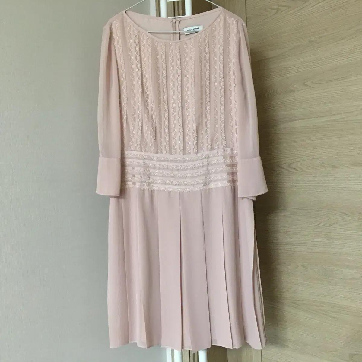 모조에스핀 쉬폰 플리츠 원피스 66