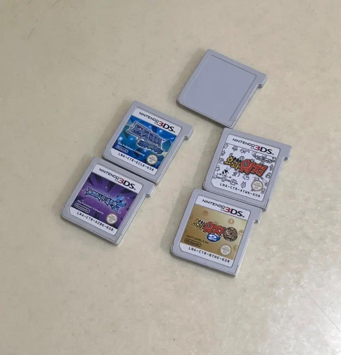 닌텐도 3DS 포켓몬 게임칩