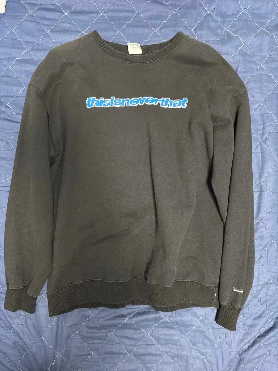 디스이즈네버댓 18 FW Bubble SP Crewneck Black