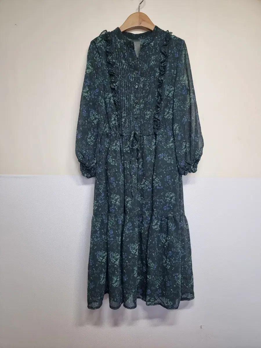 * 더엣지 롱 쉬폰 원피스 55사이즈