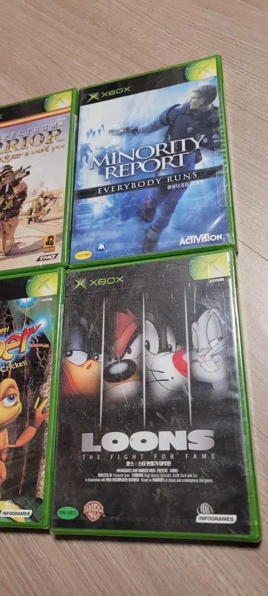 엑스박스 xbox 룬스 재퍼 마이너리티리포트 풀스펙트럼 워리어 팔아요.