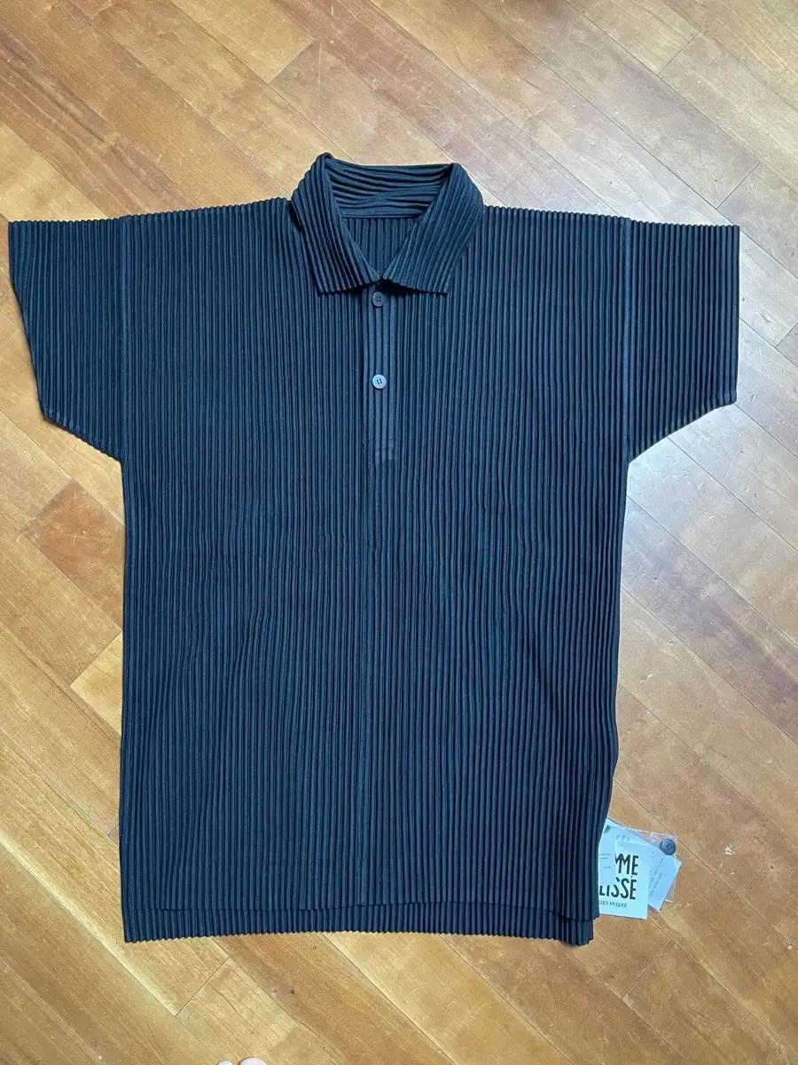 옴므플리세 Issey miyake homme plisse 티셔츠 블랙
