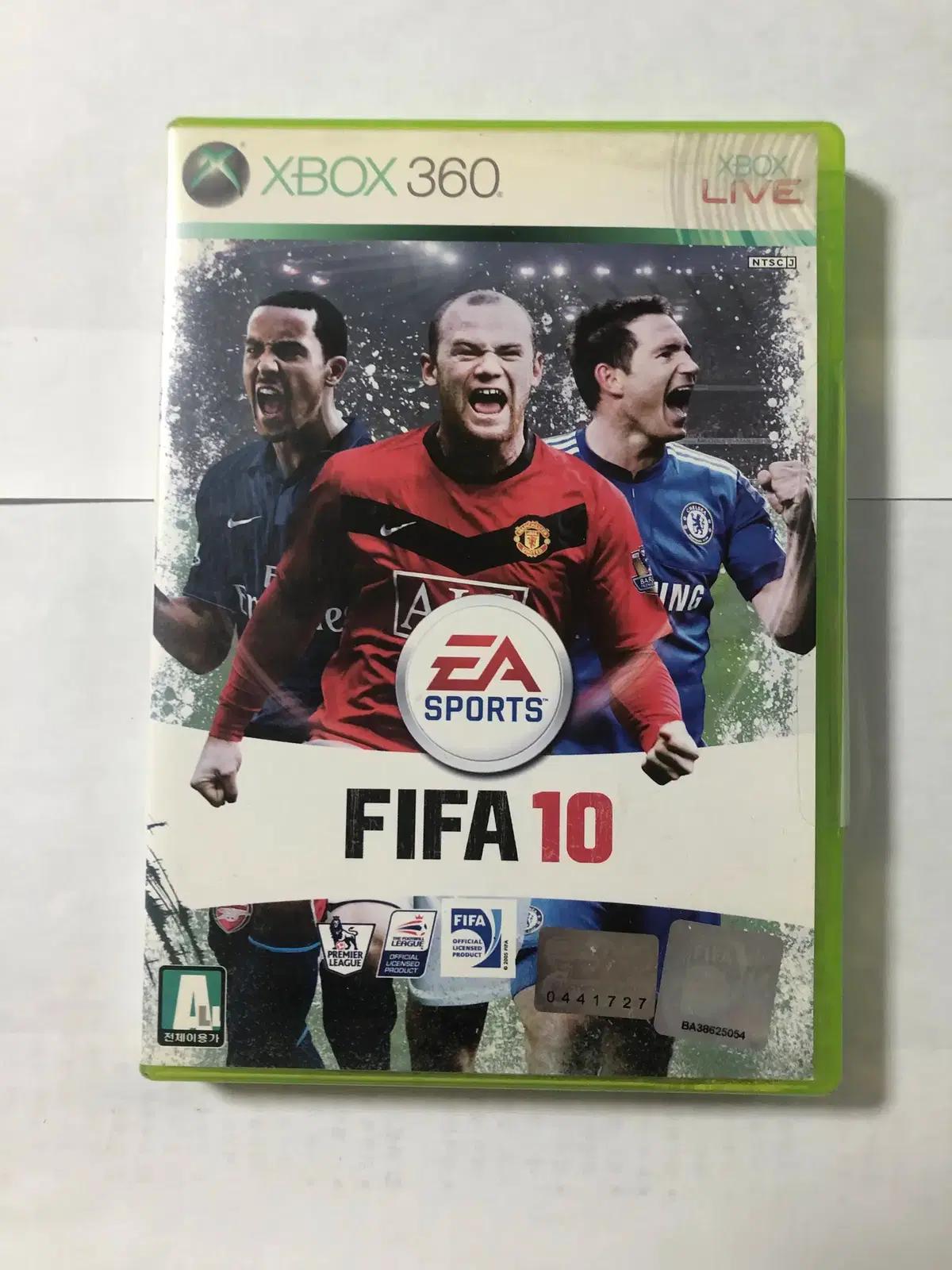 XBOX 360 타이틀  FIFA 10을 분양합니다.