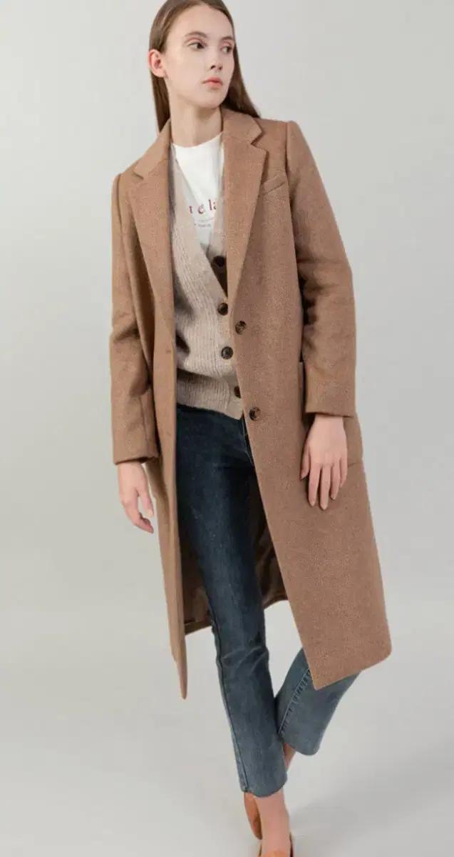 쉬즈미스 울 블렌드코트 여성 울코트