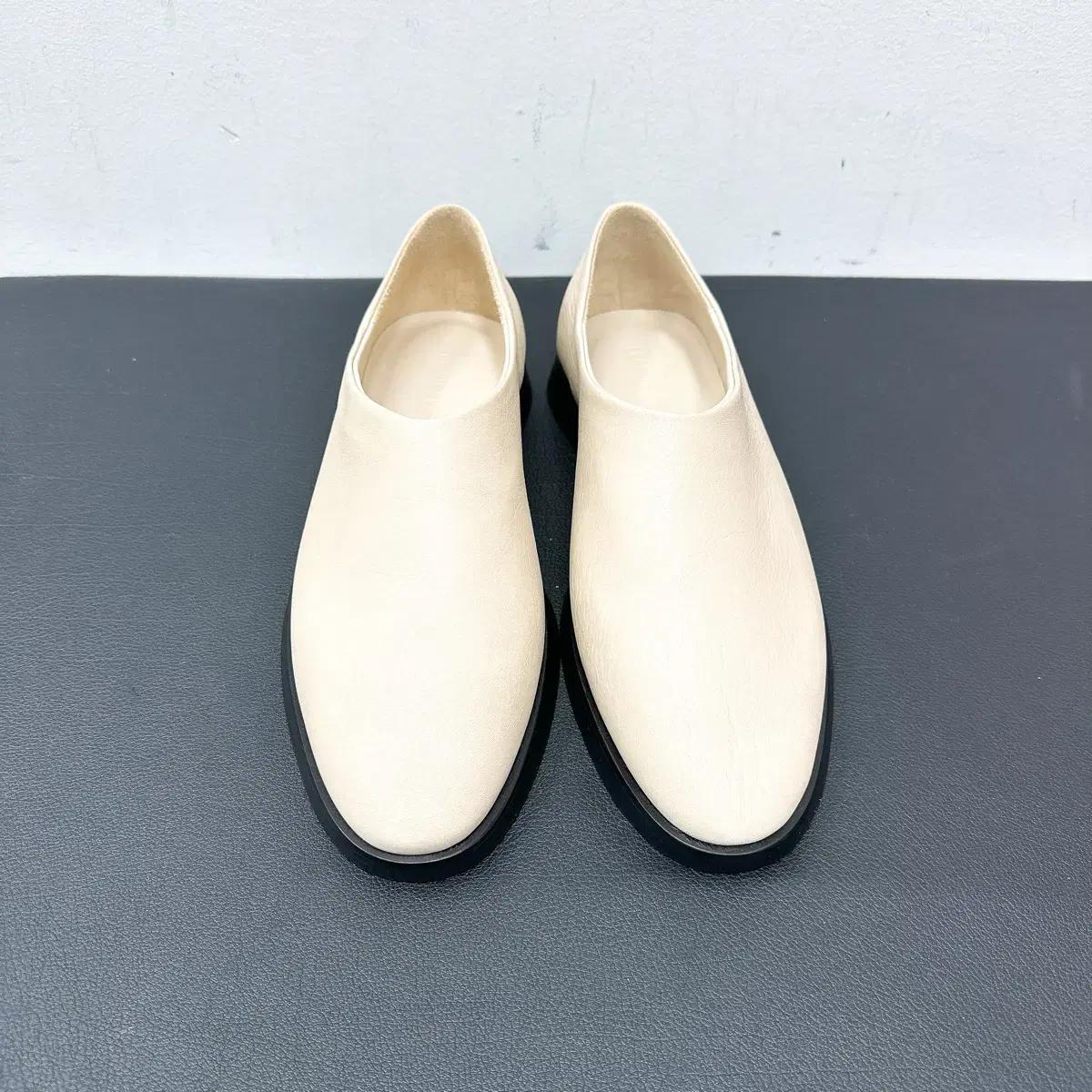 (정품/새상품) 피어오브갓 남성 그레이지 레더 드레스 뮬