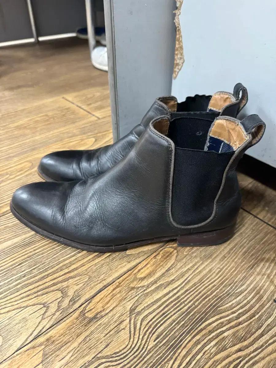 알도 ALDO 첼시 부츠 270 블랙 레더