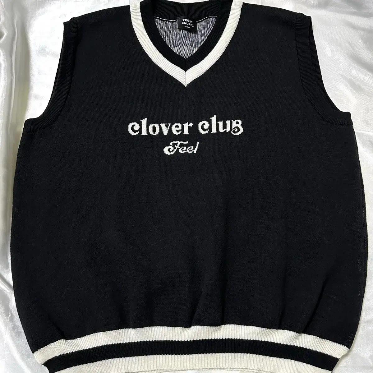 필이너프 클로버 클럽 베스트 (조끼) XL 방탄소년단 정국이가 입었던 옷