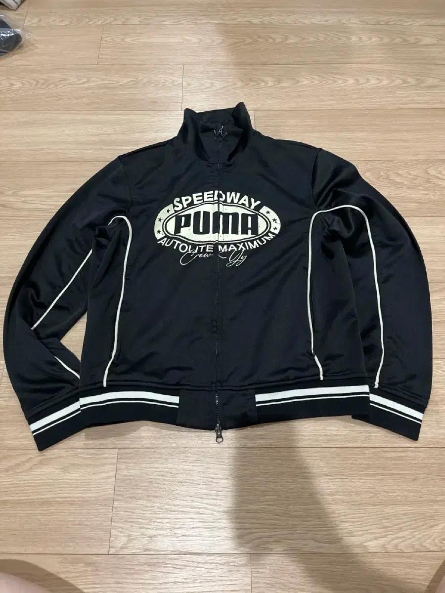 Openyy x puma 져지 집업 블랙