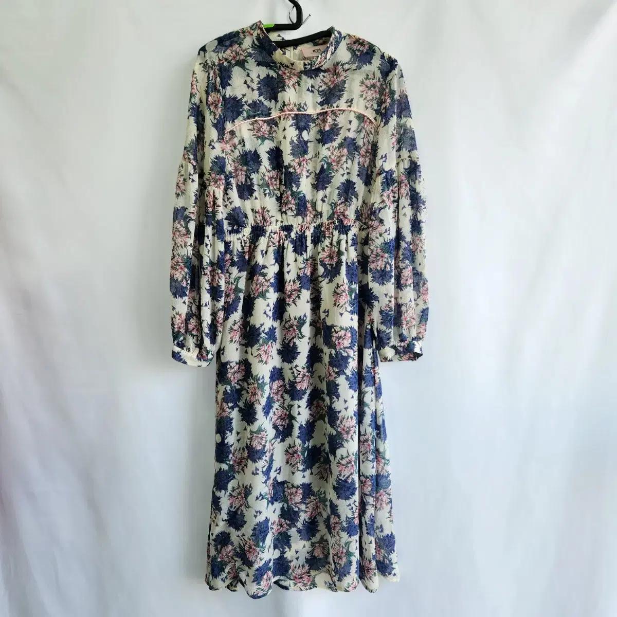 여성 플라워 쉬폰 원피스 프리사이즈