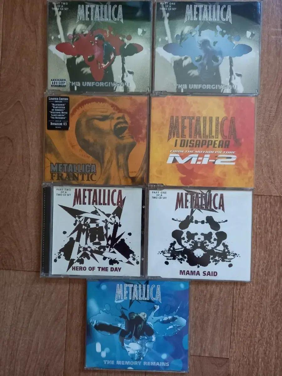 metallica cd 수입반