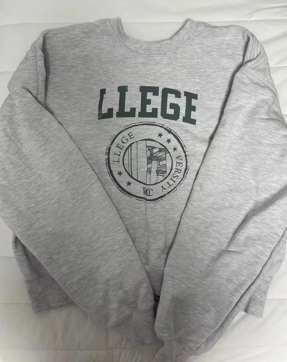 렉토 맨투맨 남여공용 LLEGE LOGO SWEATSHIRT