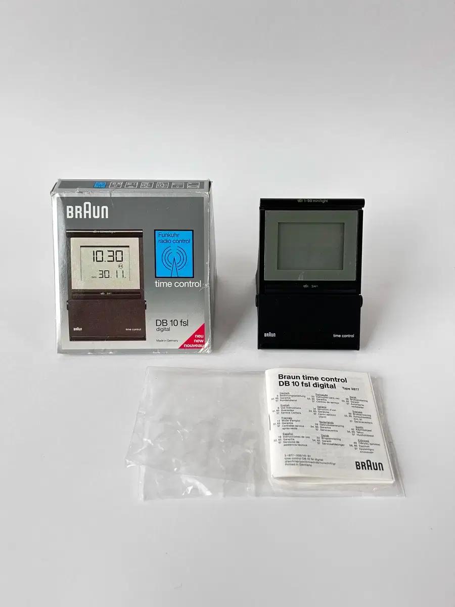 [희귀/데드스탁] 90s Braun 디지털 탁상 시계 db 10 fsl