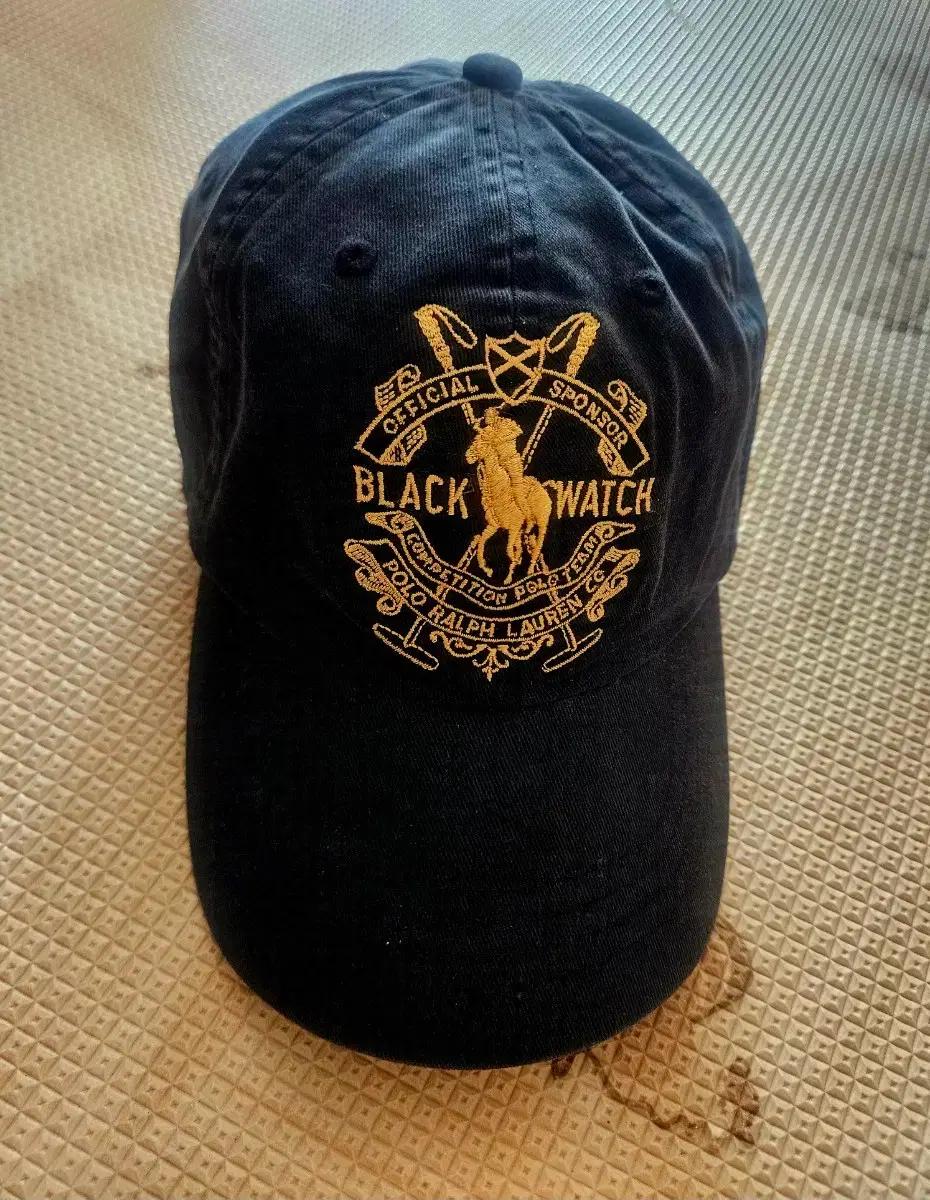 폴로랄프로렌 블랙와치 빅포니 볼캡