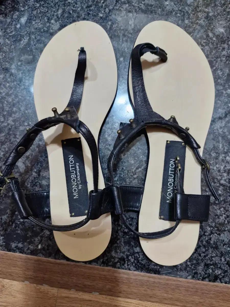 마이아이코 여성 소가죽 샌들