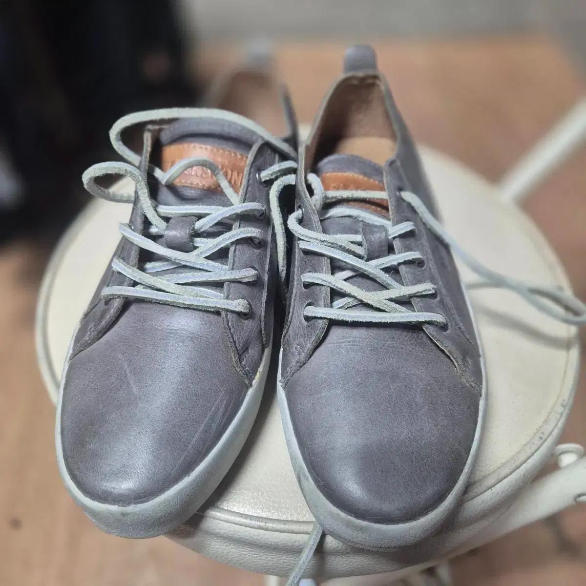 (무배)블랙스톤 여성가죽스니커즈